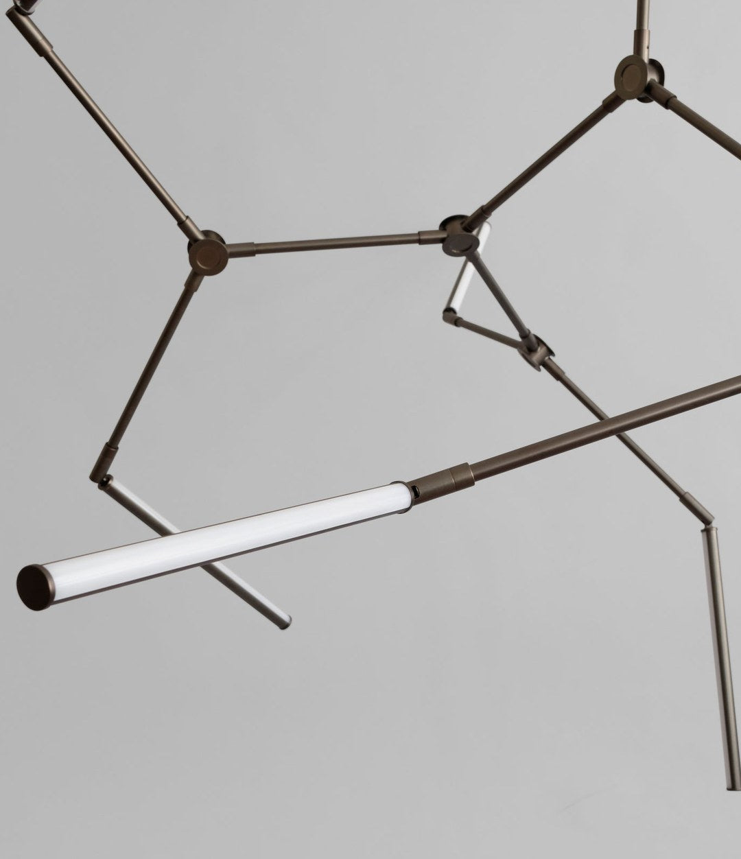 Stick Chandelier by 101 Copenhagen in Bronze, view 2 – In Dubai by WSPR