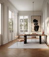 Stick Chandelier, Mini by 101 Copenhagen in Chrome in a styled interior – In Dubai by WSPR