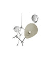 Stingray Chandelier by 101 Copenhagen in Chrome, view 2 – In Dubai by WSPR