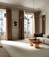 Stingray Chandelier, Grande by 101 Copenhagen in Chrome in a styled interior – In Dubai by WSPR