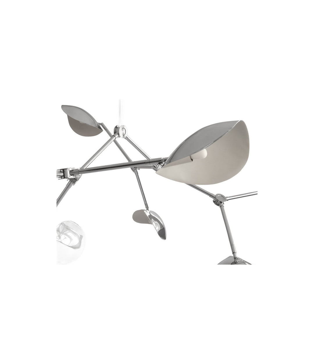 Stingray Chandelier, Grande by 101 Copenhagen in Chrome, view 2 – In Dubai by WSPR