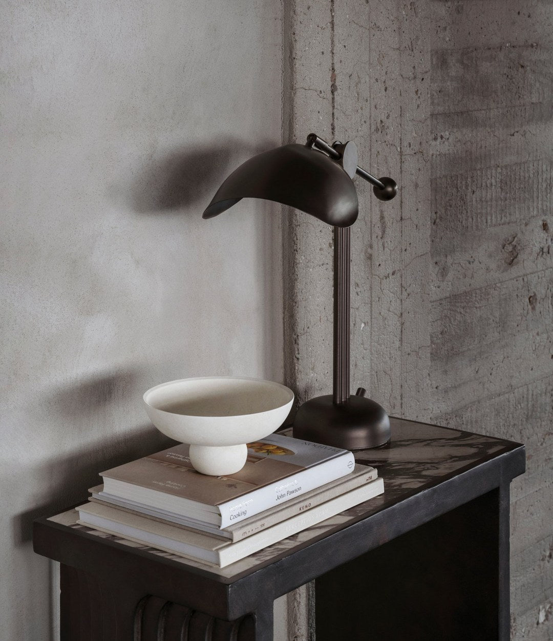 Stingray Table Lamp by 101 Copenhagen in Bronze in a styled interior – In Dubai by WSPR
