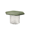 Striche coffee table by Miniforms in Menta top and Cristallo base, low, alternate angle – In Dubai by WSPR