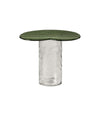 Striche side table by Miniforms in Menta top and Cristallo base, high – In Dubai by WSPR