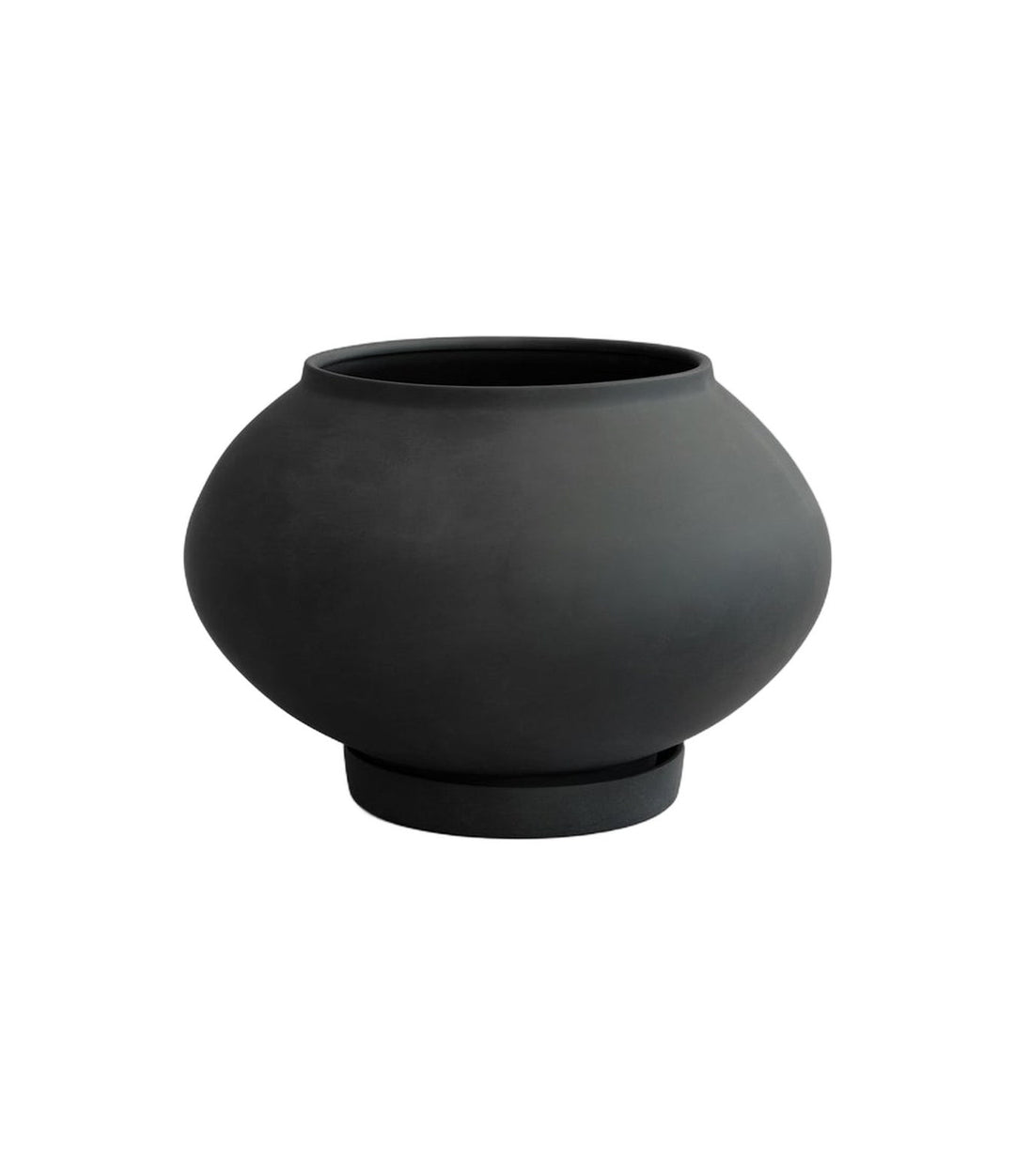 Sunao Plant Pot Fat, Medio by 101 Copenhagen in Black – In Dubai by WSPR