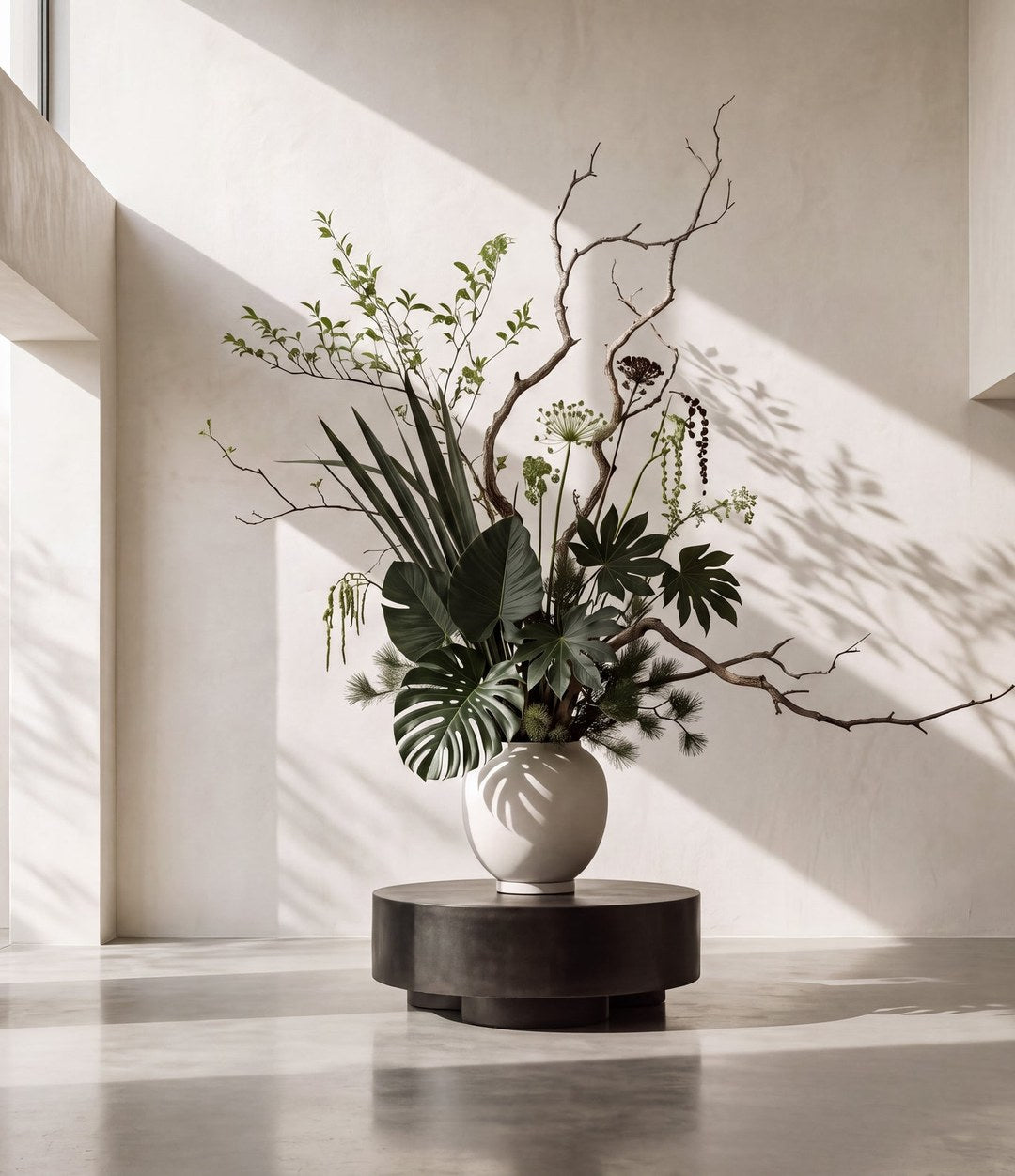 Sunao Plant Pot, Hexa by 101 Copenhagen in Birch in a styled interior – In Dubai by WSPR