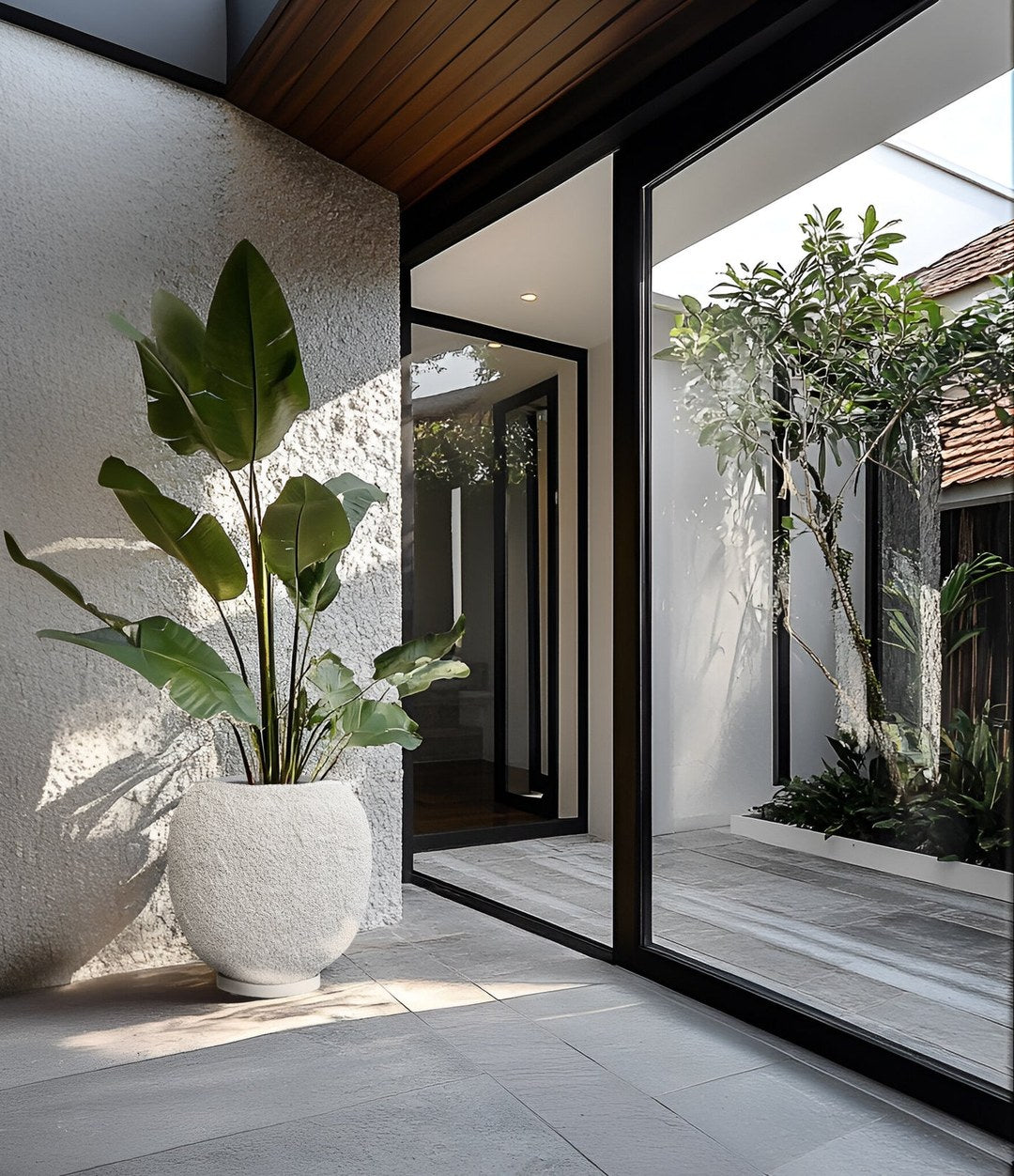 Sunao Plant Pot, Hexa by 101 Copenhagen in Beehive in a styled interior – In Dubai by WSPR