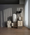 Sunao Vase Slim, Hexa by 101 Copenhagen in Birch in a styled interior, view 3 – In Dubai by WSPR