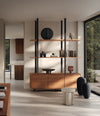 Sunao Vase Slim, Hexa by 101 Copenhagen in Black in a styled interior – In Dubai by WSPR