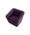 Tea Armchair by Sancal in purple, from above – In Dubai by WSPR