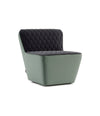 Tea Lounge Chair by Sancal in grey and black, quilted – In Dubai by WSPR