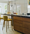 Tea Stool by Sancal in yellow at a kitchen island – In Dubai by WSPR