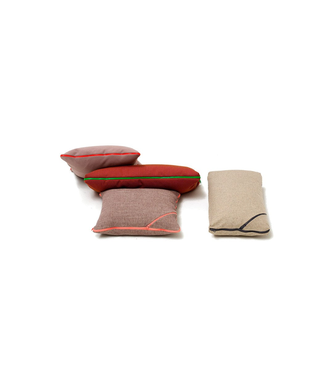 Tecno Cushion by Sancal a mix of sizes and zip colours – In Dubai by WSPR