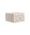 Temple Coffee Table, Low by 101 Copenhagen in Chrome / Limestone, view 2 – In Dubai by WSPR