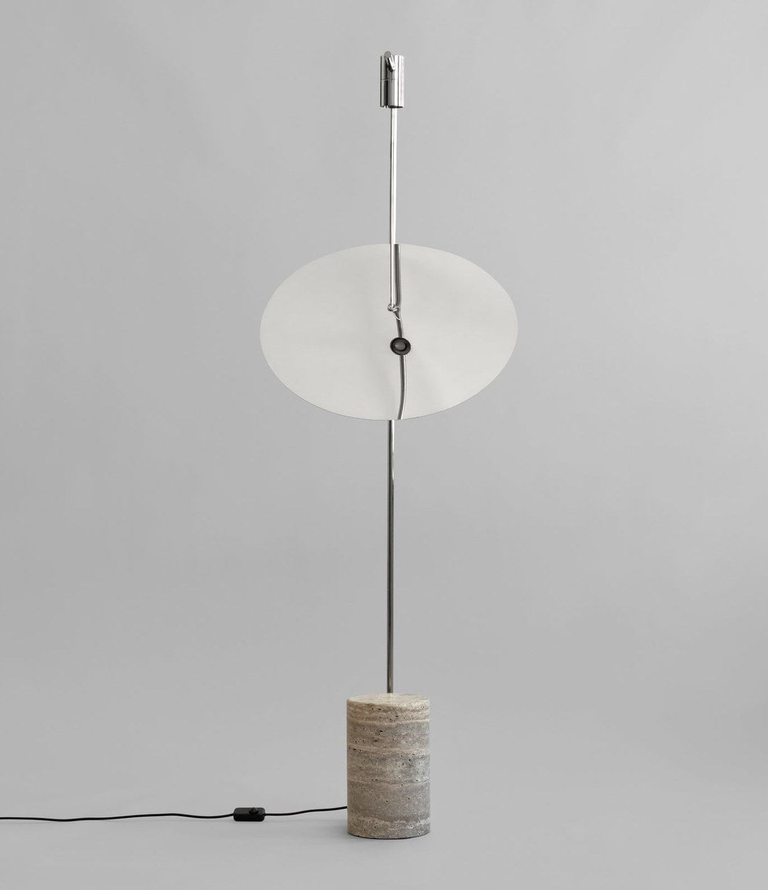 The Moon Floor Lamp by 101 Copenhagen in Chrome, view 3 – In Dubai by WSPR