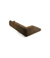 Tiptoe Modular Sofa by Sancal corner sofa in brown, rear view – In Dubai by WSPR