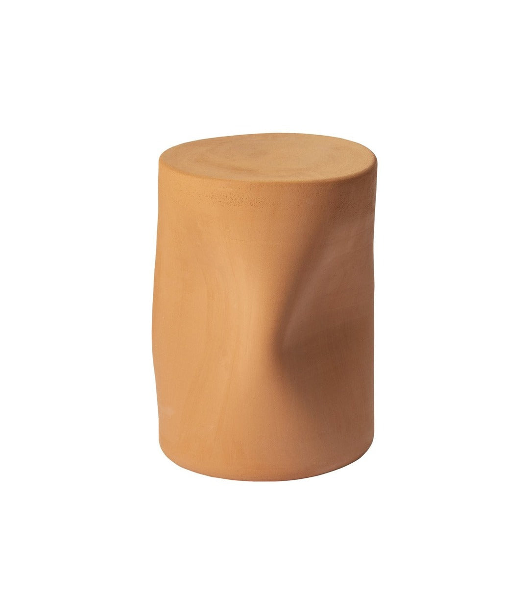 Toblo Coffee Table by Miniforms in Natural Baked Clay, side view – In Dubai by WSPR