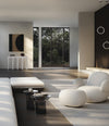 Toe Armchair Flat by 101 Copenhagen in Off White in a styled interior – In Dubai by WSPR