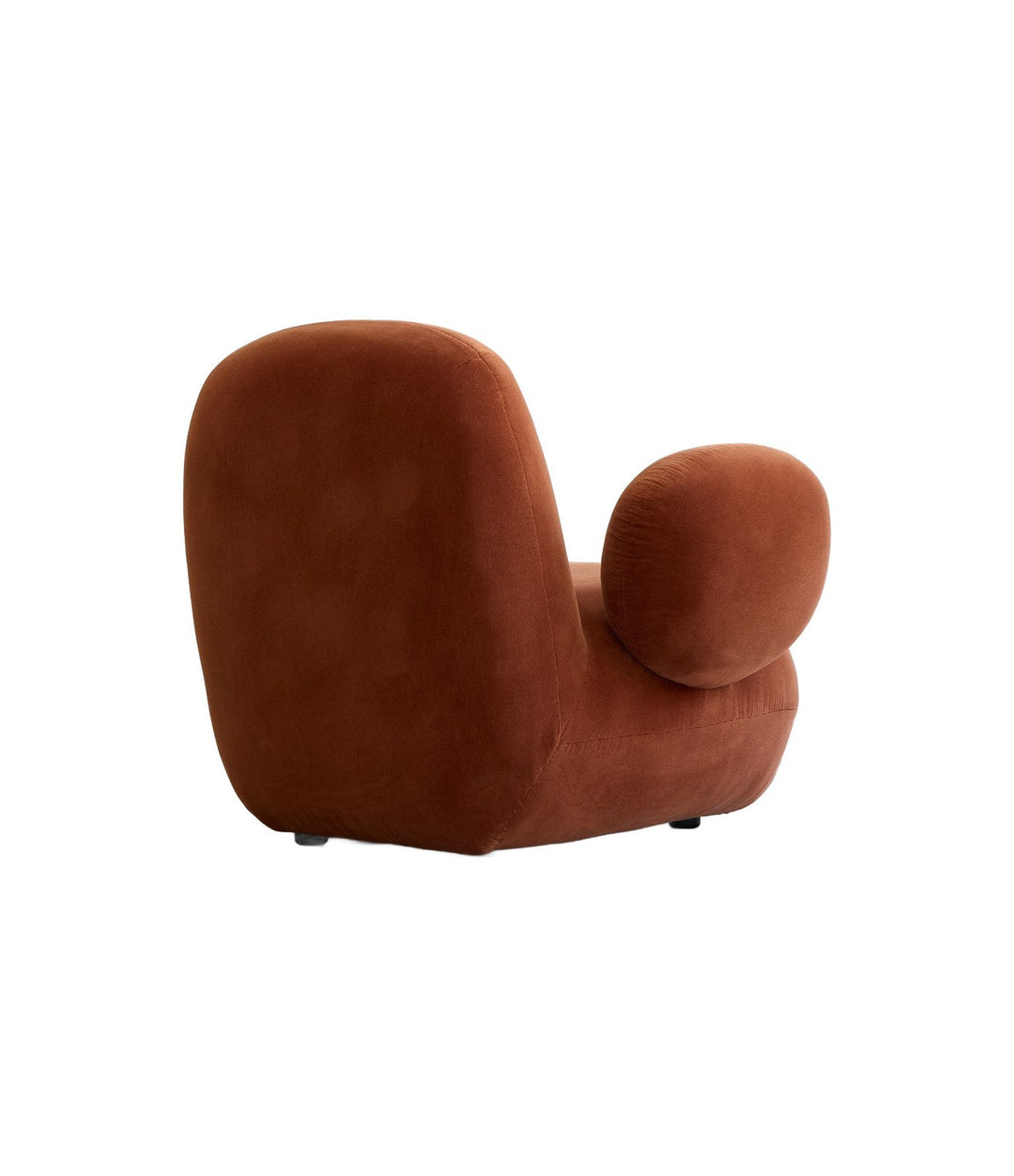 Toe Armchair Flat by 101 Copenhagen in Rust, view 3 – In Dubai by WSPR