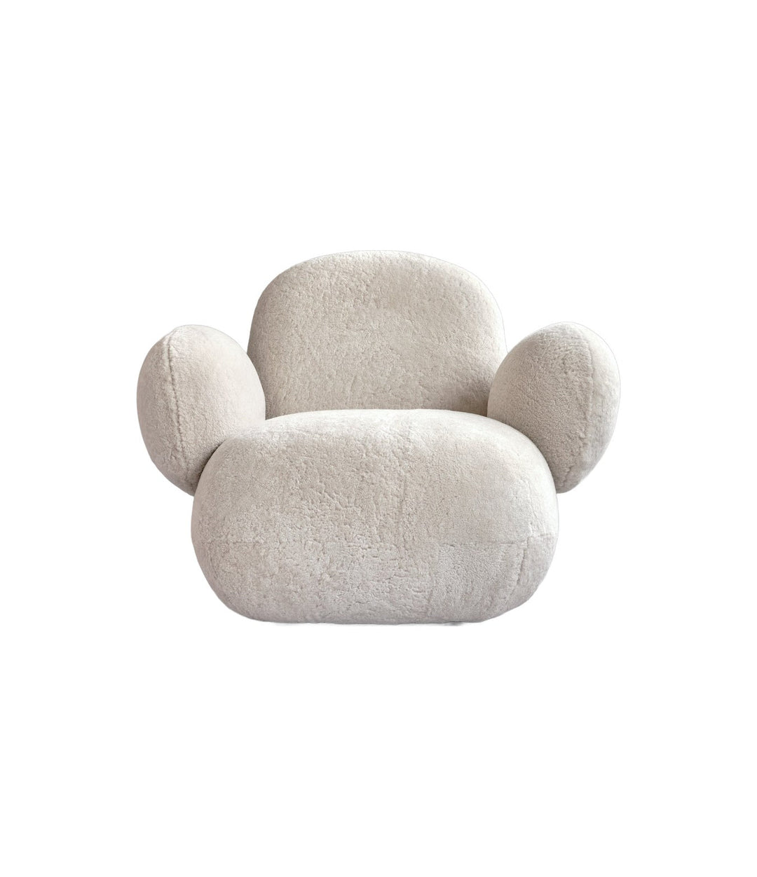 Toe Armchair Flat by 101 Copenhagen in Sheepskin – In Dubai by WSPR