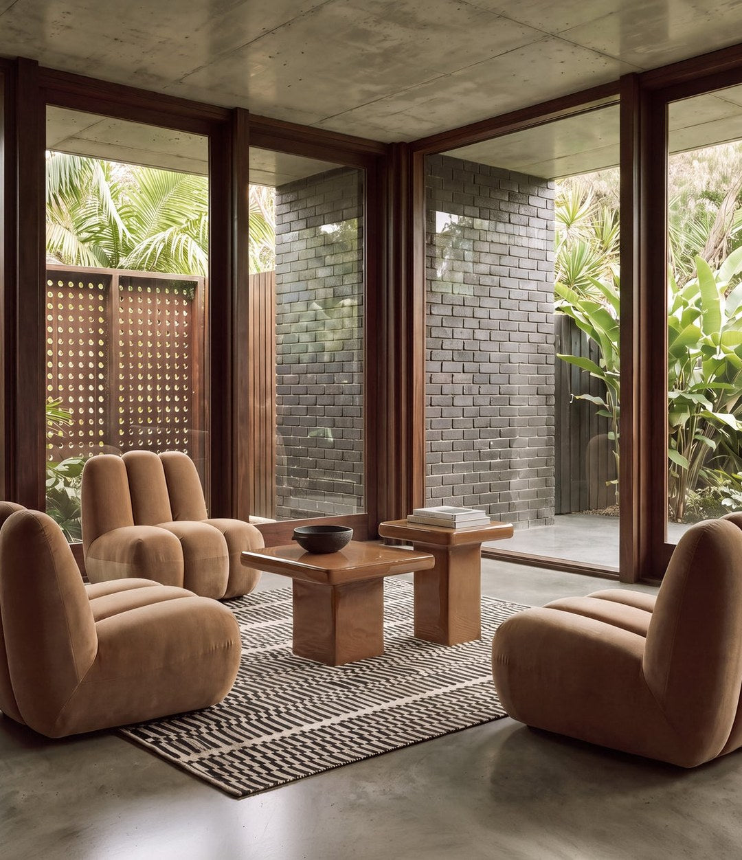 Toe Chair by 101 Copenhagen in Desert in a styled interior – In Dubai by WSPR