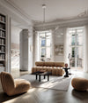 Toe Chair by 101 Copenhagen in Desert in a styled interior, view 2 – In Dubai by WSPR