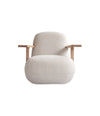 Toe Chair with Armrests by 101 Copenhagen in Natural Oak / Off White – In Dubai by WSPR