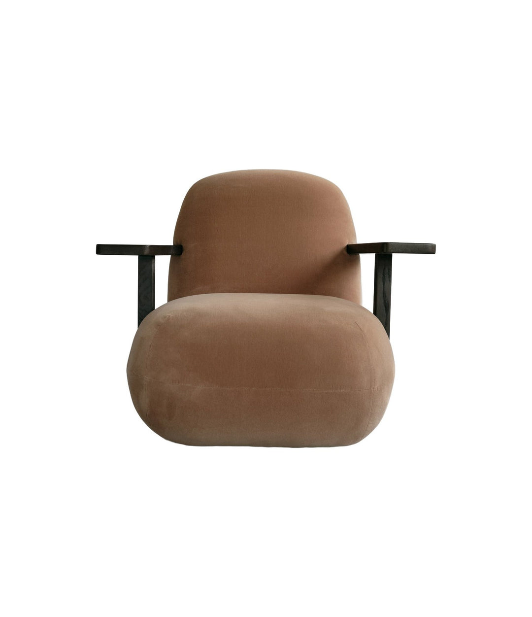 Toe Chair with Armrests by 101 Copenhagen in Coffee Black Oak / Desert – In Dubai by WSPR