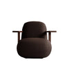 Toe Chair with Armrests by 101 Copenhagen in Classic Brown Oak / Dark Brown – In Dubai by WSPR