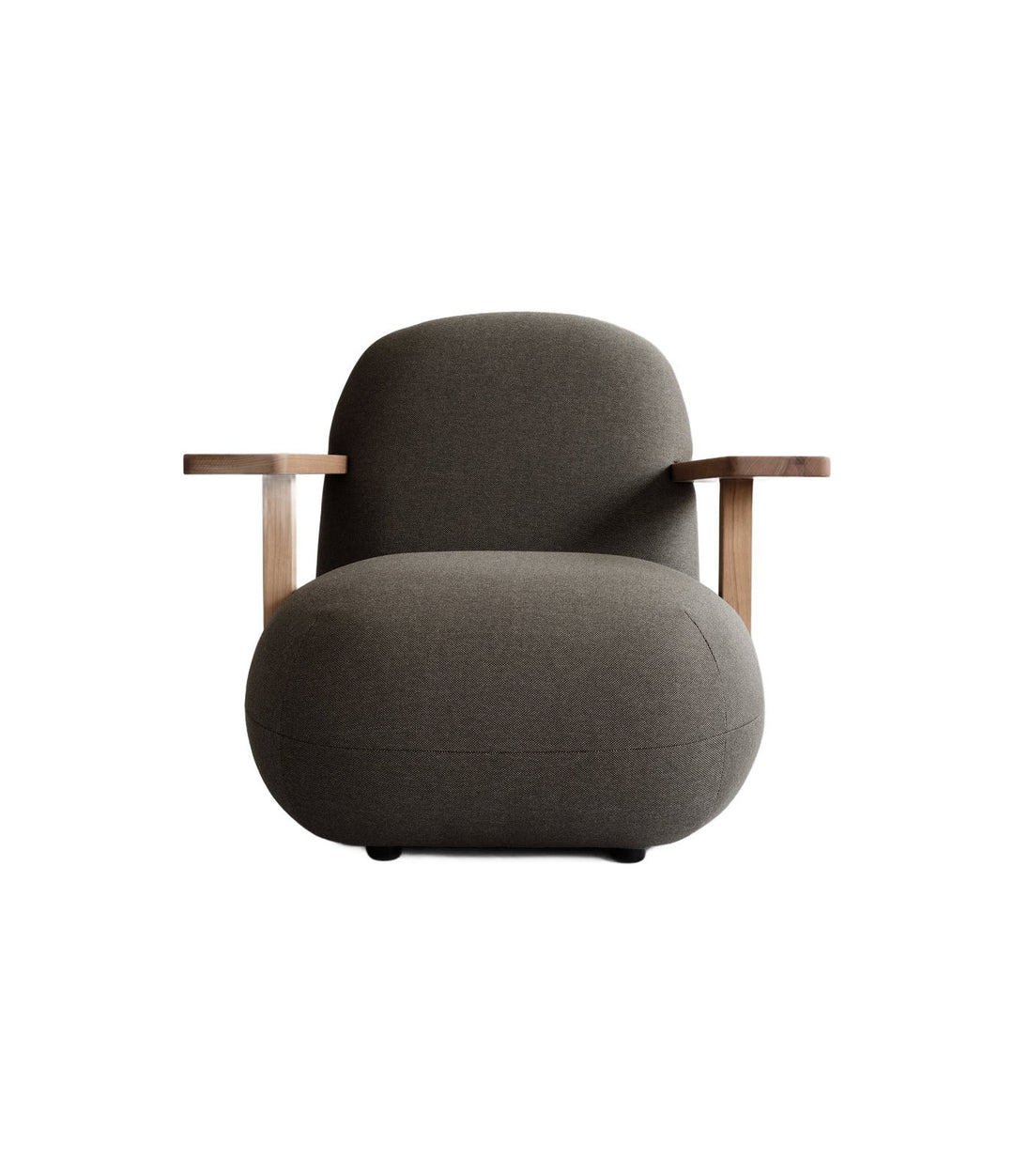 Toe Chair with Armrests by 101 Copenhagen in Teak / Stone Gray – In Dubai by WSPR