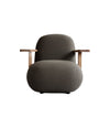 Toe Chair with Armrests by 101 Copenhagen in Teak / Stone Gray – In Dubai by WSPR