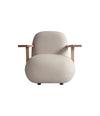 Toe Chair with Armrests by 101 Copenhagen in Teak / Warm Ash – In Dubai by WSPR