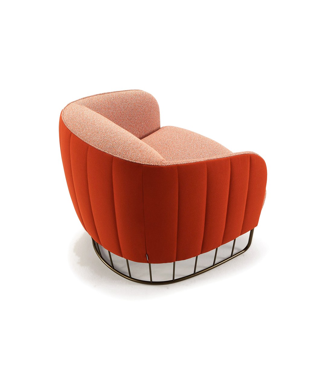 Tonella Armchair by Sancal in rust and pink – In Dubai by WSPR