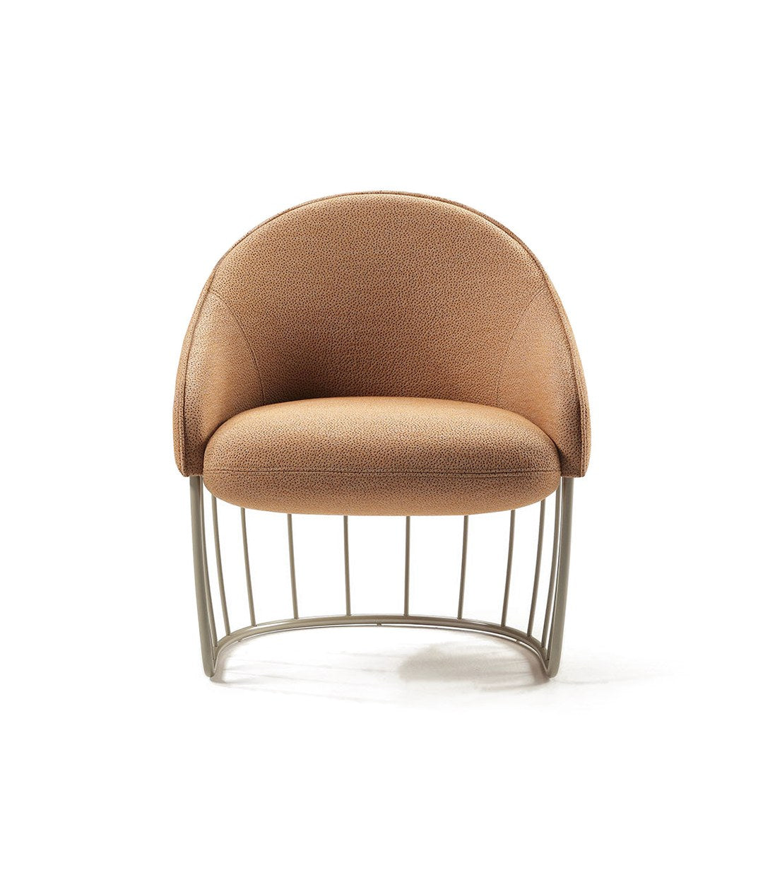Tonella Lounge Chair by Sancal in tan, front view – In Dubai by WSPR