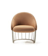 Tonella Lounge Chair by Sancal in tan, front view – In Dubai by WSPR