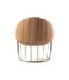 Tonella Lounge Chair by Sancal in tan, rear view – In Dubai by WSPR