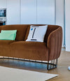 Tonella Sofa by Sancal in brown velvet – In Dubai by WSPR