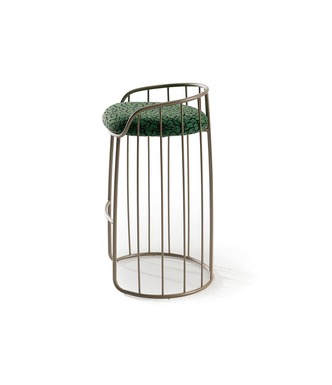 Tonella Stool by Sancal in green, side view – In Dubai by WSPR