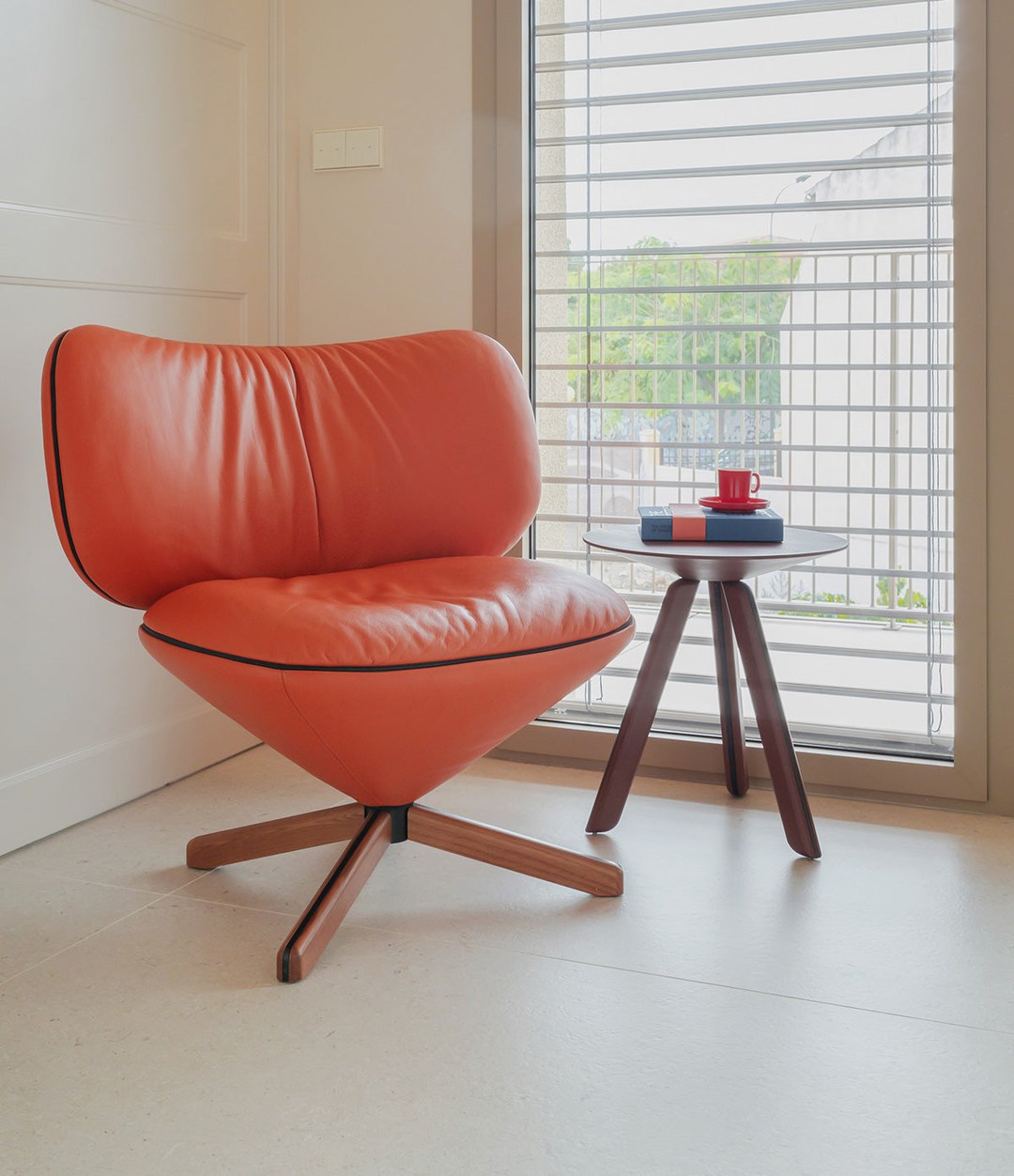 Tortuga Lounge Chair by Sancal styled in an interior – view 2 – In Dubai by WSPR