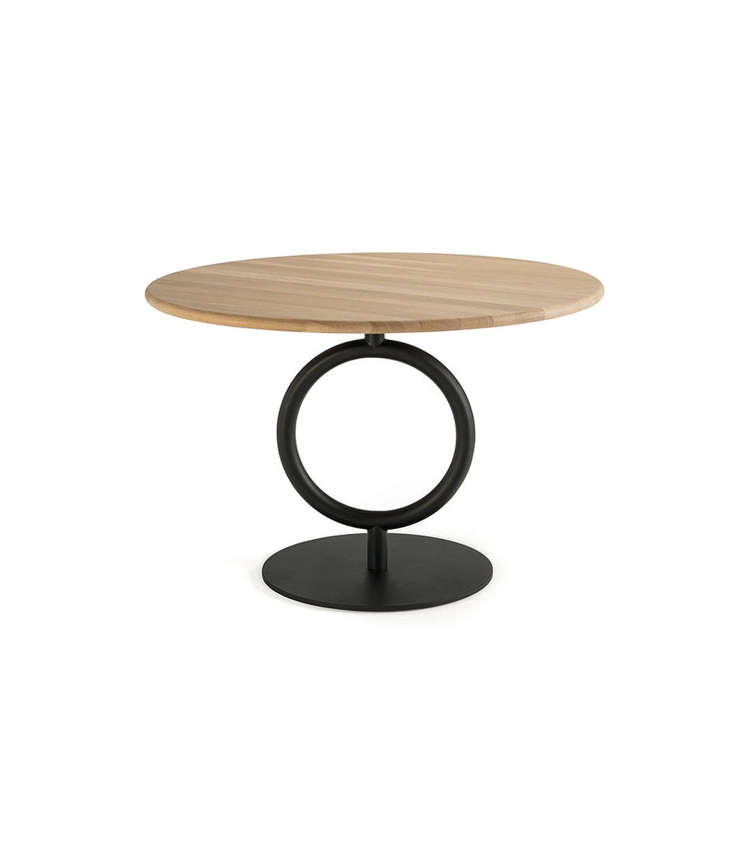 Totem Dining Table by Sancal in black with an oak top – In Dubai by WSPR