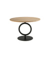Totem Dining Table by Sancal in black with an oak top – In Dubai by WSPR