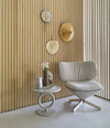 Totem Side Table by Sancal in grey beside a lounge chair – In Dubai by WSPR