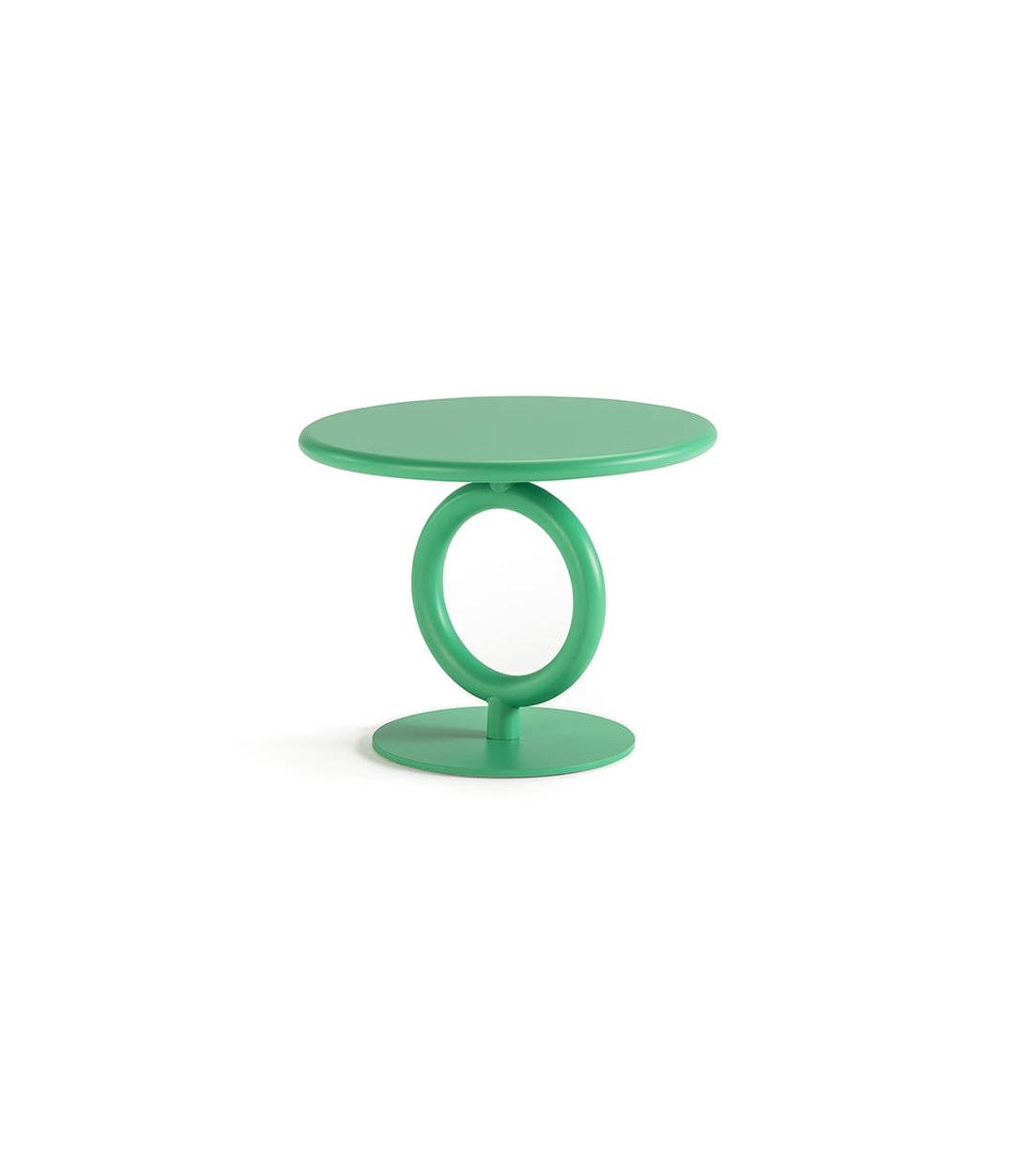 Totem Side Table by Sancal in green, side view – In Dubai by WSPR