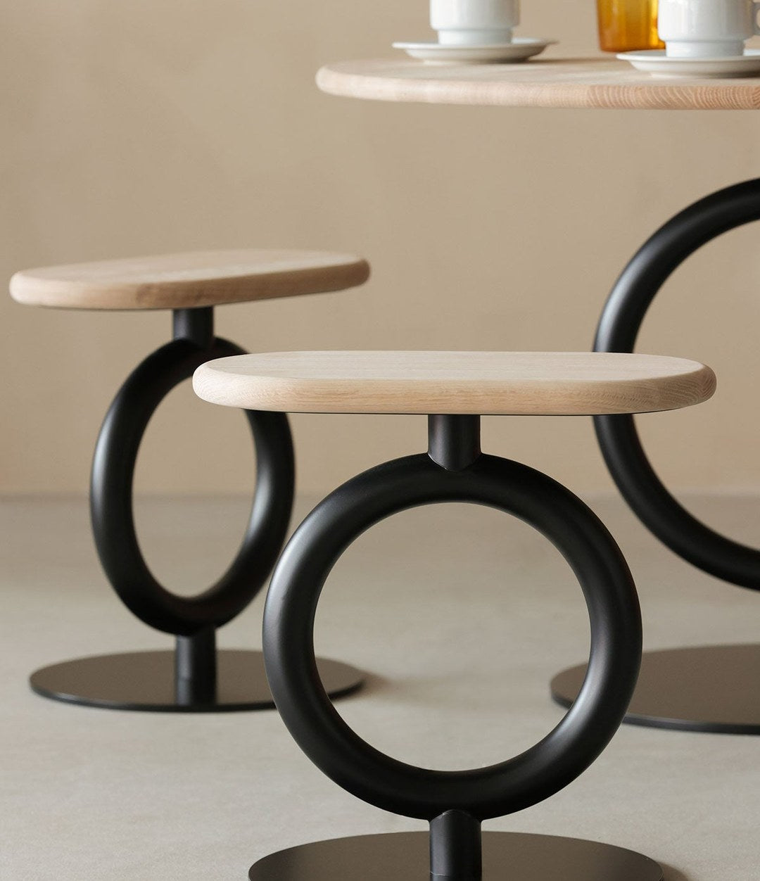 Totem Stool by Sancal low stools, detail – In Dubai by WSPR