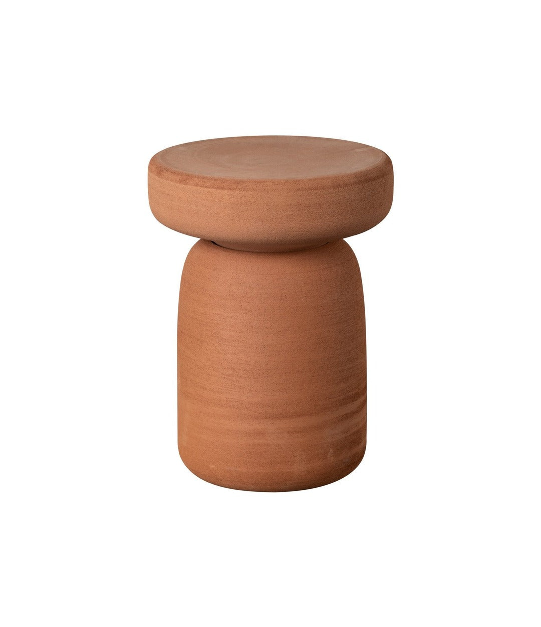 Tototò Coffee Table by Miniforms in Ø38 x 47 cm tall, terracotta – In Dubai by WSPR