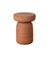 Tototò Coffee Table by Miniforms in Ø38 x 47 cm tall, terracotta – In Dubai by WSPR