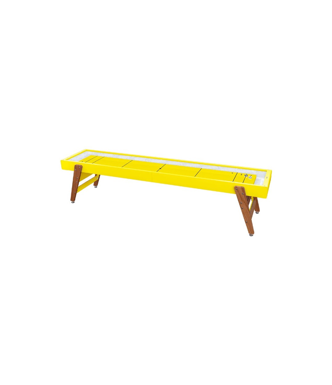 Track Shuffleboard Table 14 ft by RS Barcelona in Sulfur Yellow – In Dubai by WSPR