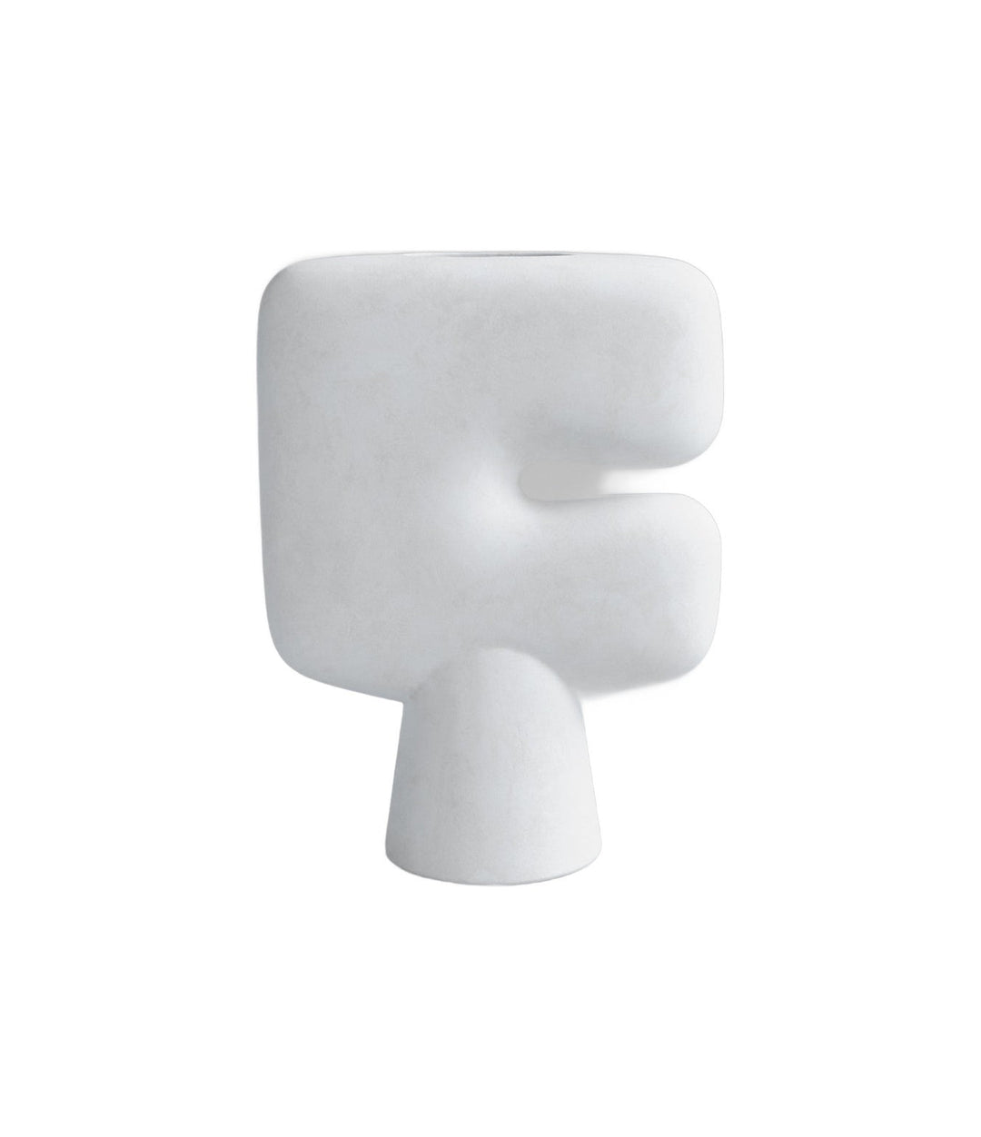 Tribal Vase, Big by 101 Copenhagen in Bone White – In Dubai by WSPR