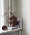 Tribal Vase, Medio by 101 Copenhagen in Terracotta in a styled interior – In Dubai by WSPR