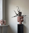 Tribal Vase, Medio by 101 Copenhagen in Terracotta in a styled interior, view 3 – In Dubai by WSPR